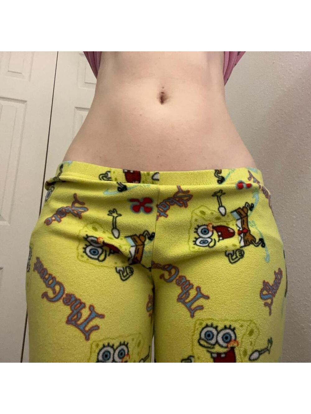 vintage sponges pajama pants